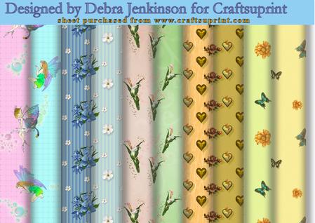 Mixed Floral Hearts Fairies Butterflies