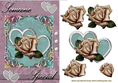 Someone Special in Lilac and Blue