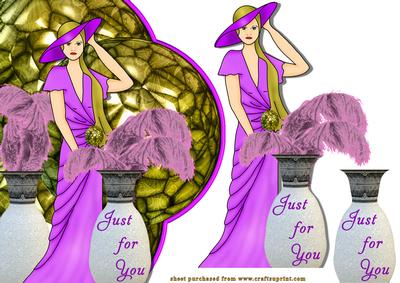 Girl in Lilac