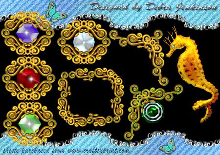 Gold Frames and Gems
