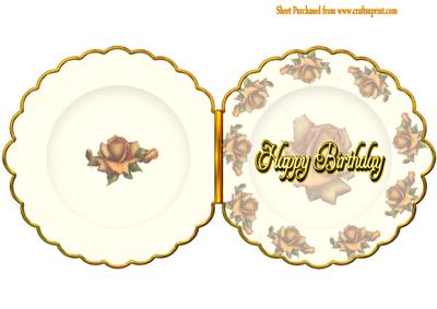 A Plateful of Roses