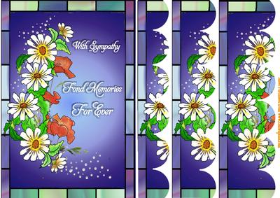 Daisies and Poppies Sympathy 2