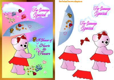 Shower of Hearts and Flowers