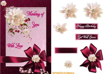 Cherry Blossom with Lotus Flower