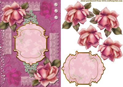 Pearls Lace and Roses
