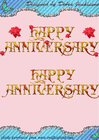 Golden Rose Happy Anniversary