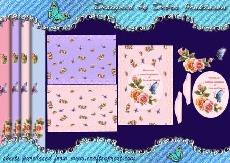 Butterflies and Roses Kit