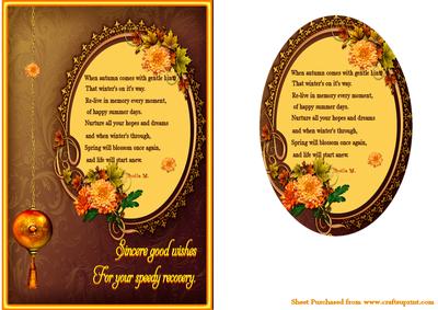 Autumn Get Well Wishes