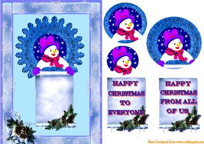 Snowmans Christmas Greetings