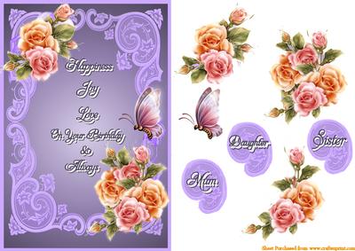 Lace and Roses Lilac