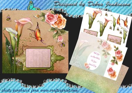 Calla Lilies and Roses