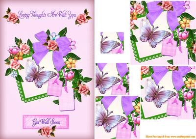 Butterfly Get Well Wishes