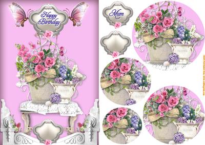 Vintage Floral Display