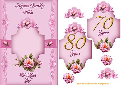 Birthday for 70th or 80th