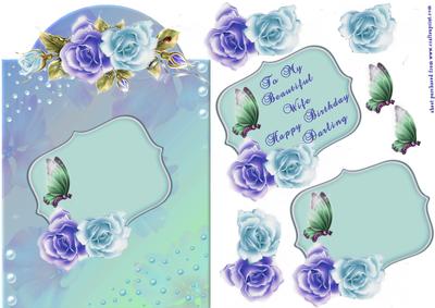 Roses in Blue