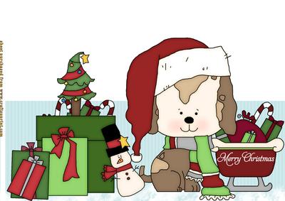 Santa Puppy
