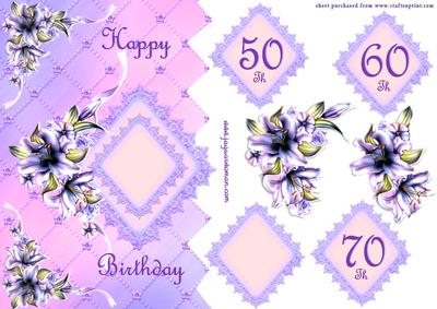 50th 60th 70th Birthday