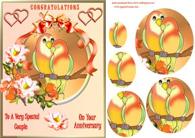 Anniversary Love Birds