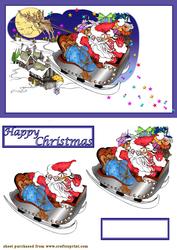 Santa Dropping Gifts