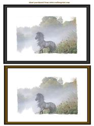 Horse in the Mist