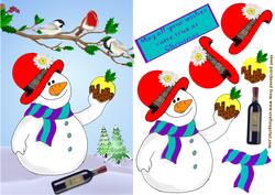 Red Hat Snowman