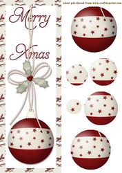 Red Xmas Bauble