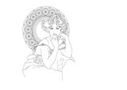 Art Nouveau Girl