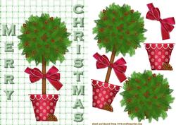 Xmas Topiary Green