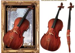 Gold Framed Violin