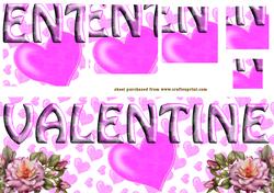Pink Hearts and Roses