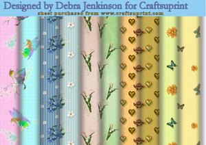 Mixed Floral Hearts Fairies Butterflies