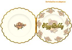 A Plateful of Roses