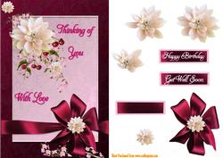 Cherry Blossom with Lotus Flower