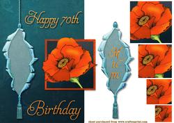 Poppy for 70th