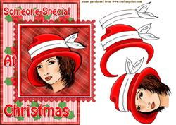 Lady in a Red Hat