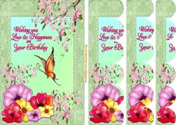 Blossoms and Butterfly