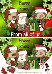 Santa Puppy