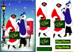 Deco Girls in Winter