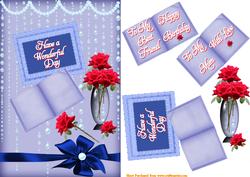 Blue Pearls and Roses