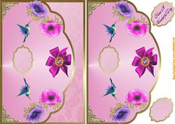 Anemones and Humming Birds