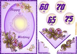 Happy Birthday 60,65,70,75.