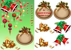 Christmas Bells and Ribbons