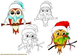 Xmas Owls