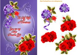 Holly and Roses