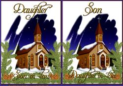 Xmas Son and Daughter