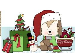 Santa Puppy