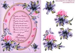 Anniversary Lilies and Roses