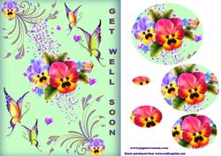Pansies and Butterflies