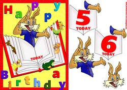 Open Book Birthday