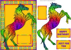 Rainbow Horse